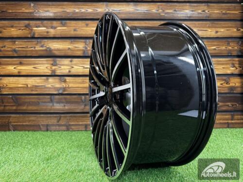 Ratlankis R19x9.5  5X112  ET  45  66.6  MR532  (FBX122)  Black Polished (MB)  For MER  (Z5)  (HYBRID FORGED Front+Rear)