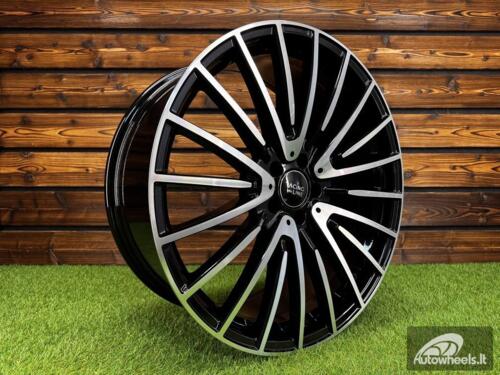 Ratlankis R19x9.5  5X112  ET  45  66.6  MR532  (FBX122)  Black Polished (MB)  For MER  (Z5)  (HYBRID FORGED Front+Rear)