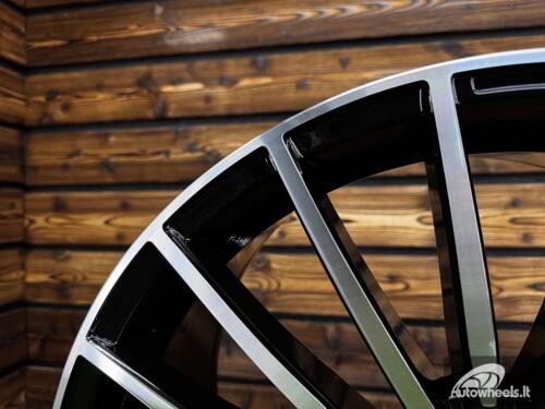 Ratlankis R19x9.5  5X112  ET  45  66.6  MR532  (FBX122)  Black Polished (MB)  For MER  (Z5)  (HYBRID FORGED Front+Rear)