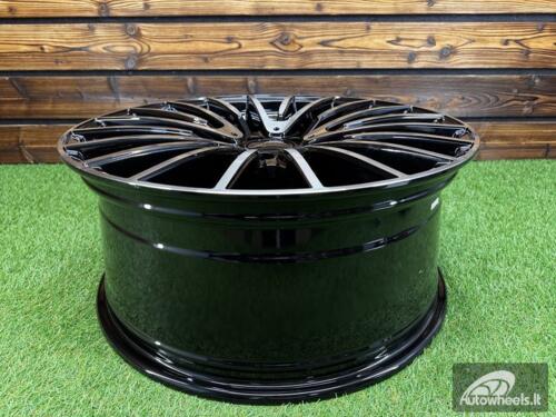 Ratlankis R19x9.5  5X112  ET  45  66.6  MR532  (FBX122)  Black Polished (MB)  For MER  (Z5)  (HYBRID FORGED Front+Rear)