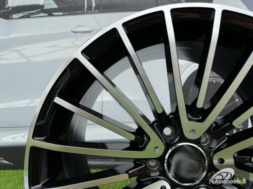 Ratlankis R19x9.5  5X112  ET  45  66.6  MR532  (FBX122)  Black Polished (MB)  For MER  (Z5)  (HYBRID FORGED Front+Rear)