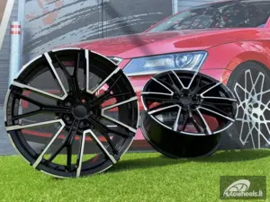 Ratlankis R20x8  5X112  ET  30  66.6  3S1284  Black Polished (MB)  For BMW  (Z4)  (HYBRID FORGED Rear+Front)
