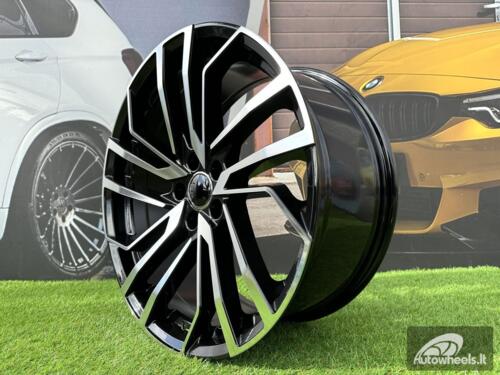 Ratlankis R18x8  5X112  ET  35  66.6  B1618  (FBX158)  Black Polished (MB)  For AUD  (Z5)  (HYBRID FORGED)