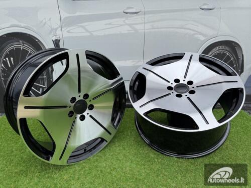 Ratlankis R19x9.5  5X112  ET  43  66.6  FBX035  Black Polished (MB)  For MER  (Z5)  (HYBRID FORGED Rear+Front)