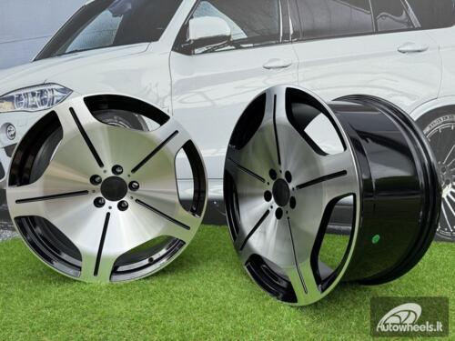 Ratlankis R19x9.5  5X112  ET  43  66.6  FBX035  Black Polished (MB)  For MER  (Z5)  (HYBRID FORGED Rear+Front)