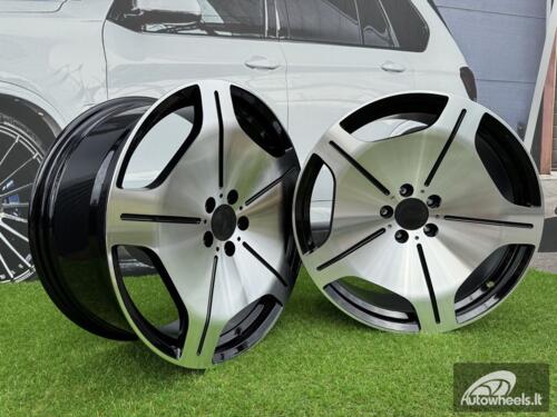 Ratlankis R19x9.5  5X112  ET  43  66.6  FBX035  Black Polished (MB)  For MER  (Z5)  (HYBRID FORGED Rear+Front)