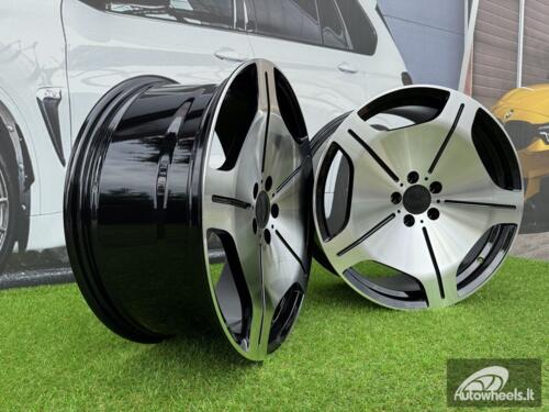 Ratlankis R19x9.5  5X112  ET  43  66.6  FBX035  Black Polished (MB)  For MER  (Z5)  (HYBRID FORGED Rear+Front)