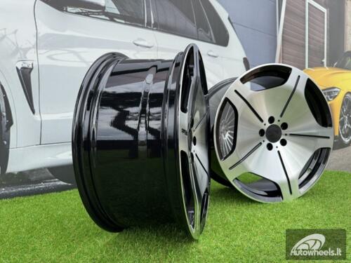 Ratlankis R19x9.5  5X112  ET  43  66.6  FBX035  Black Polished (MB)  For MER  (Z5)  (HYBRID FORGED Rear+Front)