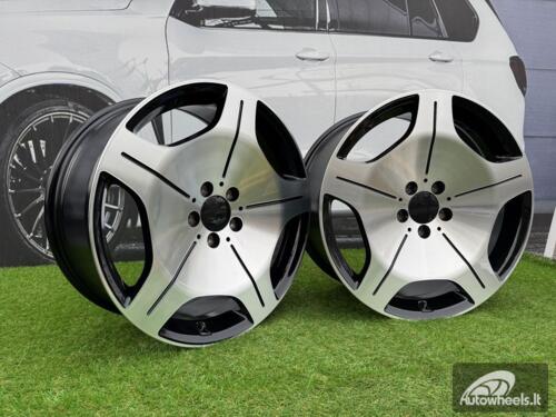 Ratlankis R19x8.5  5X112  ET  35  66.6  FBX035  Black Polished (MB)  For MER  (K3+P2)  (HYBRID FORGED Rear+Front)