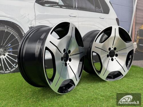 Ratlankis R19x8.5  5X112  ET  35  66.6  FBX035  Black Polished (MB)  For MER  (K3+P2)  (HYBRID FORGED Rear+Front)