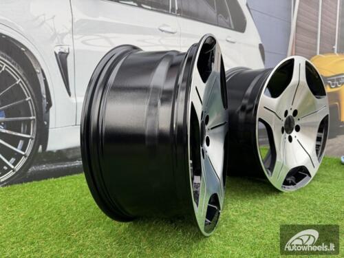 Ratlankis R19x8.5  5X112  ET  35  66.6  FBX035  Black Polished (MB)  For MER  (K4)  (HYBRID FORGED Rear+Front)