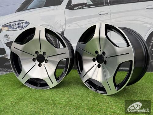 Ratlankis R19x8.5  5X112  ET  35  66.6  FBX035  Black Polished (MB)  For MER  (K4)  (HYBRID FORGED Rear+Front)