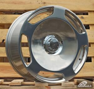 Ratlankis R20x9.5  5X112  ET  43.5  66.6  FBX052  Full Polished (FPL)  For MER  (Z5)  (HYBRID FORGED Rear+Front)