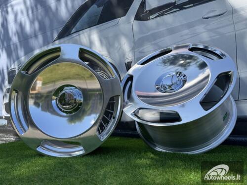 Ratlankis R20x9.5  5X112  ET  43.5  66.6  FBX052  Full Polished (FPL)  For MER  (Z7)  (HYBRID FORGED Rear+Front)