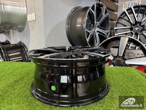 Ratlankis R17x7  5X112  ET  40  57.1  FBX254  Black Polished (MB)  For SKODA  (Z5)  (HYBRID FORGED)