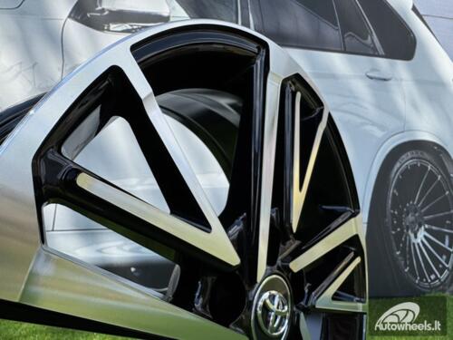 Ratlankis R18x8  5X114.3  ET  50  60.1  FBX255  Black Polished (MB)  For TOYOT  (K7)  (HYBRID FORGED)