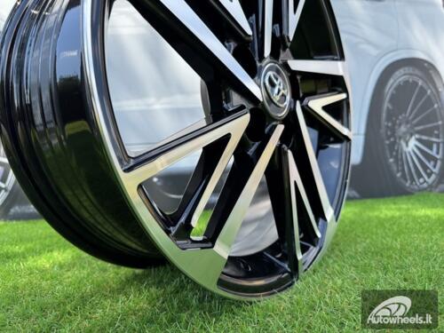 Ratlankis R18x8  5X114.3  ET  50  60.1  FBX255  Black Polished (MB)  For TOYOT  (K7)  (HYBRID FORGED)