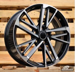 Ratlankis R18x8  5X114.3  ET  50  60.1  FBX255  Black Polished (MB)  For TOYOT  (Z5)  (HYBRID FORGED)