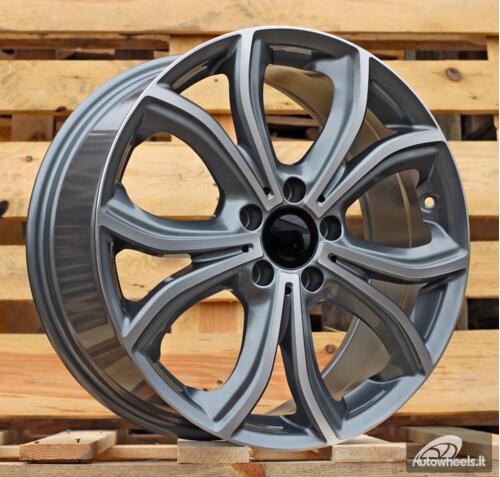 Ratlankis R18x8  5X112  ET  43  66.6  FBX271  Grey Polished (MG)  For MER  (Z5)  (HYBRID FORGED)