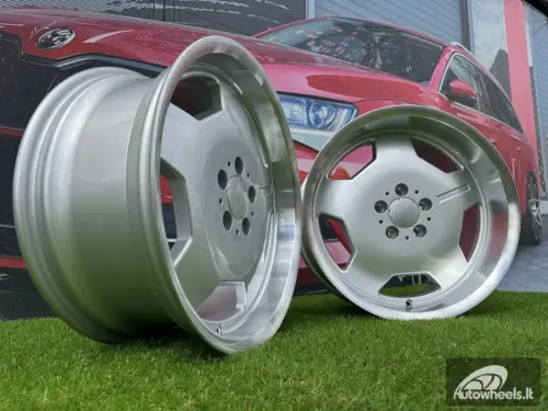 Ratlankis R19x8.5  5X112  ET  35  66.6  I5270  (JT149)  Silver+Polished Lip (SP)  For MER  (Z5)  (Rear+Front HYBRID FORGED)