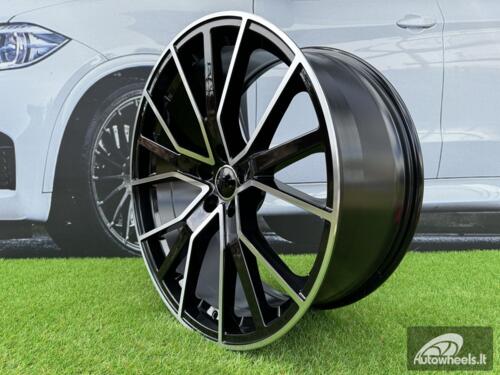 Ratlankis R18x8  5X112  ET  39  66.5  B5131  (FBX133)  Black Polished (MB)  For AUD  (Z5+Z7)  (HYBRID FORGED)