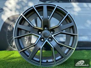 Ratlankis R18x8  5X112  ET  39  66.5  B5131  (FBX133)  Grey Polished Half Matt (MGHM)  For AUD  (Z5+A)  (HYBRID FORGED)