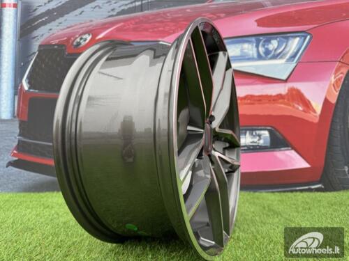 Ratlankis R19x8.5  5X112  ET  40  66.5  BK690  Grey Polished (MG)  For AUD  (Z7+P)
