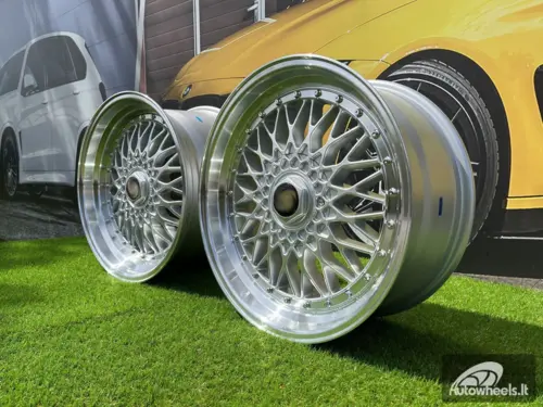 Ratlankis R17x7.5  8X100/108  ET  20  73.1  BY479  (XF135)  Silver+Polished Lip (SP)  For RACIN  (P1)  (BBS Style)
