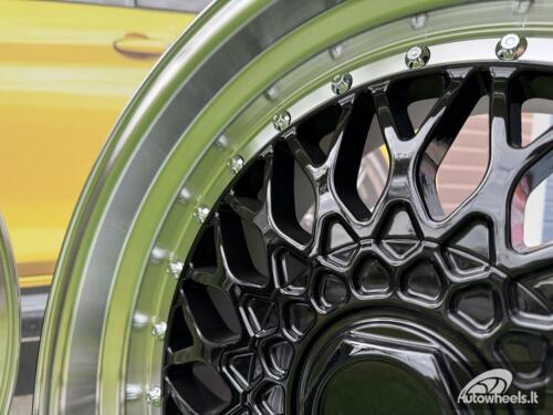 Ratlankis R17x7.5  10X112/120  ET  35  74.1  BY479  (XF135)  Black+Polished Lip (BLPL)  For RACIN  (P2)  (BBS Style)