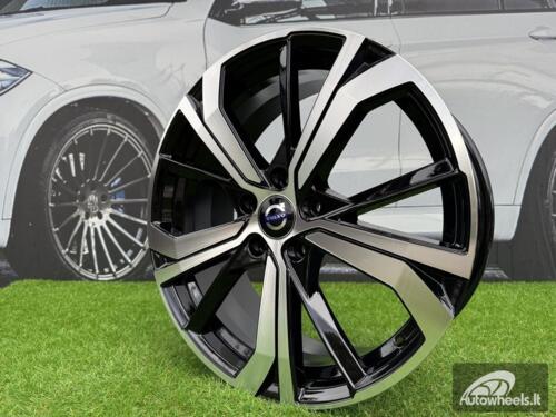Ratlankis R18x7.5  5X108  ET  50.5  63.4  SF503  Black Polished (MB)  For VOLVO  (Z7)  (HYBRID FORGED)