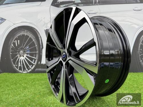 Ratlankis R18x7.5  5X108  ET  50.5  63.4  SF503  Black Polished (MB)  For VOLVO  (Z7+M)  (HYBRID FORGED)