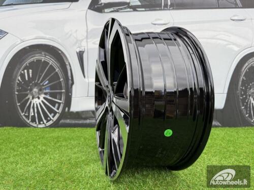 Ratlankis R18x7.5  5X108  ET  50.5  63.4  SF503  Black Polished (MB)  For VOLVO  (Z7+M)  (HYBRID FORGED)