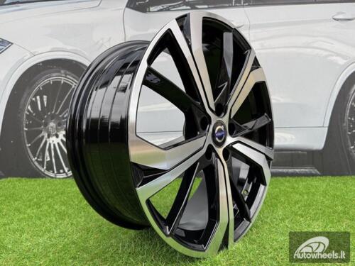 Ratlankis R18x7.5  5X108  ET  50.5  63.4  SF503  Black Polished (MB)  For VOLVO  (Z7+M)  (HYBRID FORGED)