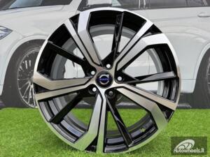 Ratlankis R18x7.5  5X108  ET  50.5  63.4  SF503  Black Polished (MB)  For VOLVO  (Z7+M)  (HYBRID FORGED)