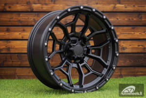 Ratlankis R15x8  6X139.7  ET  M10  110.1  A1915  Black Half Matt (BLHM)  For 4X4  (P)