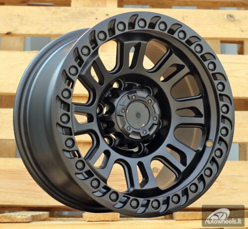 Ratlankis R15x8  6X139.7  ET  0  110.1  A8916  Black Half Matt (BLHM)  For 4X4  (P)