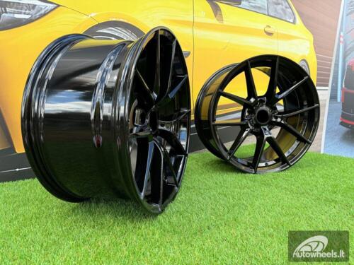 Ratlankis R19x8.5  5X120  ET  35  72.6  B1416  (FBX124)  Black (BL)  For BMW  (Z3+A)  (HYBRID FORGED Rear+Front)
