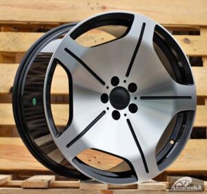 Ratlankis R20x9.5  5X112  ET  43.5  66.6  FBX035  Black Polished (MB)  For MER  (Z5)  (HYBRID FORGED Rear+Front)