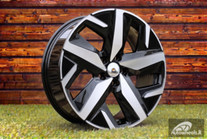 Ratlankis R18x8  5X112  ET  45  57.1  FBX236  Black Polished (MB)  For VW  (Z5)  (HYBRID FORGED)