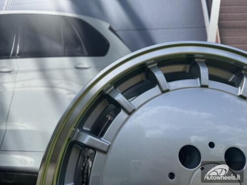 Ratlankis R17x8  5X112  ET  35  66.6  F3029  Silver+Polished Lip (SP)  For MER  (Z1)  (HYBRID FORGED (Front+Rear))