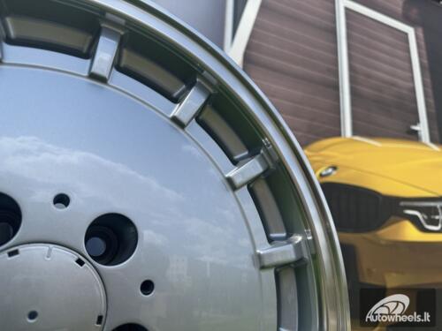 Ratlankis R17x8  5X112  ET  35  66.6  F3029  Silver+Polished Lip (SP)  For MER  (Z1+Z2)  (HYBRID FORGED (Front+Rear))