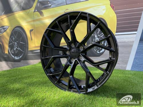 Ratlankis R18x8  5X105  ET  40  56.6  HX041  Black (BL)  For HAXER  (Z4)