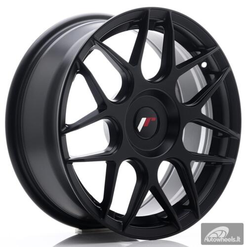 JR Wheels JR18 17x7 ET20-40 Blank Matt Black