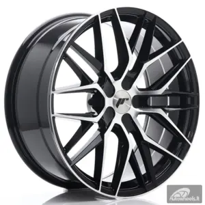JR Wheels JR28 20x8,5 ET40 5x114,3 Gloss Black Machined