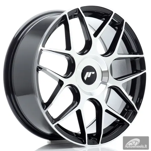 JR Wheels JR18 18x7,5 ET36 5x112 Black Machined