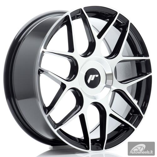 JR Wheels JR18 18x7,5 ET36 5x114,3 Black Machined