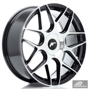 JR Wheels JR18 18x7,5 ET36 5x114,3 Black Machined