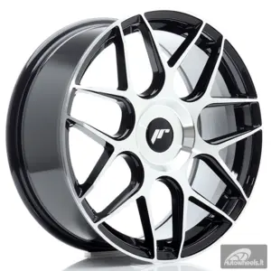 JR Wheels JR18 18x7,5 ET40 5x108 Black Machined