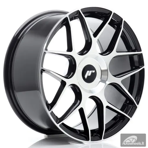 JR Wheels JR18 18x8,5 ET45 5x112 Black Machined