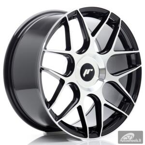 JR Wheels JR18 18x8,5 ET45 5x114,3 Black Machined